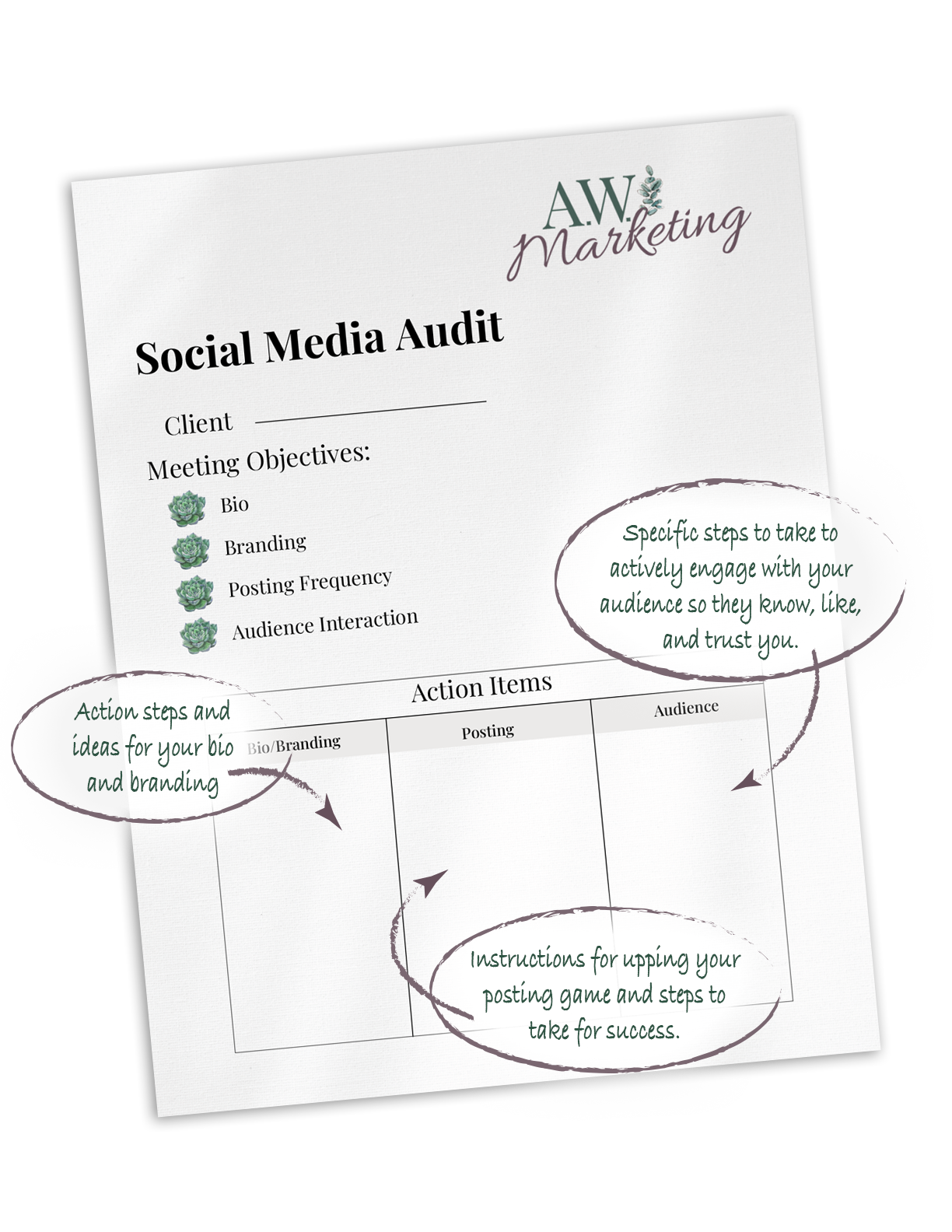 Preview of the Audit Profile worksheet.